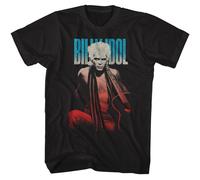 Billy Idol - Patriottici Gradiente - American Classici - Solid Adulto Nero Corto