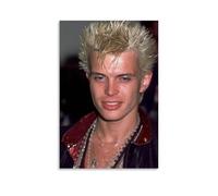 Billy Idol, poster artistico anti schizzi per soggiorno e camera da letto, dipinti da appendere adatti per più scenari, non c'è bisogno di perforare, facile da installare, adatto per regali e uso