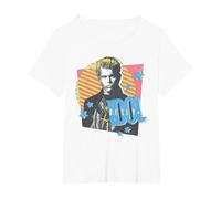 Billy Idol - Profilo retrò Maglietta, Donna Plus-Size, Bianco, 3X