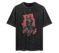 Billy Idol Rebel Yell 1983 T-Shirt Printed Tee Graphic Top for Men Black Shirt XL