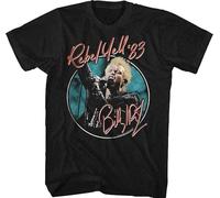 Billy Idol Rebel Yell 83 T Shirt Mens Rock N Roll Band Tee Black L