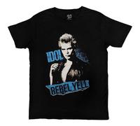 Billy Idol Rebel Yell Blue ufficiale Uomo maglietta unisex