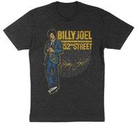 Billy Joel 52Nd Street Brick Rock Music Band Piano Man Shirt BJ-52BRICKS-TS-BLK