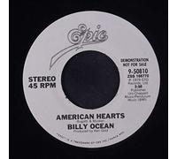 BILLY OCEAN - american hearts / same 45 rpm single