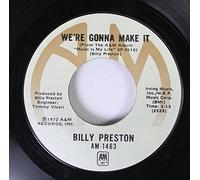 Billy Preston - BILLY PRESTON 45 RPM WE'RE GONNA MAKE IT / SPACE RACE