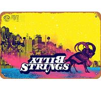 Billy Strings - Poster 2021 di Las Vegas, NV N2 AP Retro Metallo Stagno Vintage Targa 30,5 x 20,3 cm Decorazione da parete