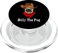 Billy The Pug Divertente Western Dog Lover Pug Proprietario PopSockets PopGrip per MagSafe