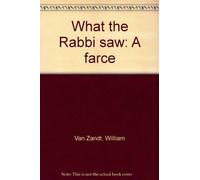 Billy Van Zandt Jane Milmore What the Rabbi Saw (Tascabile)