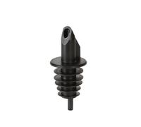 BILLY - versatore in plastica per bottiglie da 0,5 - 1,5 litri - nero - con 5 lamelle