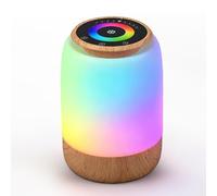 Lampada da Comodino LED Touch, Luce Notturna senza Fili, Colori RGB, 4 Modalità, 7 Livelli di Luminosità, Ricaricabile, Funzione timer e conto alla rovescia, Lampada LED