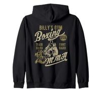 Billy's Gym Boxing MMA Design retrò per Il Nome Billy Felpa con Cappuccio