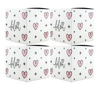 Bilou Set Regalo CARAMEL MACARON X-Mas Box 2021 4 X Set 5 Pezzi Cubi Bibi