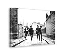 BILQAHT Poster su tela dei Beatles a Parigi, anni '70, decorazione per camera da letto, ufficio, stanza, regalo, 50 x 75 cm