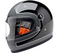 Biltwell Gringo S Tracker, casco integrale XL female Nero/Grigio/Bianco