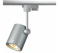 SLV monofase, Spot LED, faretto, Lampada a soffitto, Sistema a binari, Illuminazione da Interno / GU10, BIMA 1 QPAR51 50W Grigio Argento