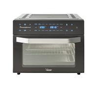 Bimar B301 Forno Elettrico Ventilato Digitale Multifunzione in Acciaio Inox 30 Litri, Friggitrice ad Aria Calda, Air Fry Senza Olio XXL, Cuoce a Bassa Temperatura, Essicatore, 18 Programmi di Cottura
