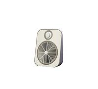 bimar HF204 Stufetta Elettrica Bagno, Termoventilatore Elettrico a Basso Consumo con Selettore e Termostato Incorporato, 2 Potenze Riscaldanti, Corpo in Plastica con Maniglia Integrata