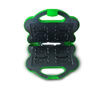 bimar Hi.Pet PBM1 Tostiera Elettrica con Ricettario, Biscotti per Cani e Gatti, Piastra Orizzontale per crocchette per Animali, Stampo 4 Pezzi, Corpo Termoresistente, Base con Gommini Anti-Graffio