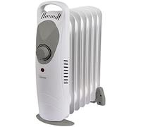 Bimar HO007 Termosifone Elettrico Compatto, Radiatore ad olio a Basso Consumo, Calorifero con 7 Elementi e 3 Canali di Circolazione, Termostato Regolabile, 2 Potenze di Riscaldamento, Trasportabile