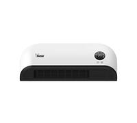 Bimar Termoventilatore a parete HP093 - 2000W PTC, timer, telecomando, 2 potenze, bianco/nero