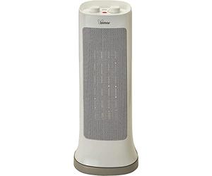 Bimar HP110 Stufetta elettrica a Colonna, Termoventilatore Elettrico da 1500W a Basso Consumo, Termostato Regolabile e 2 Potenze di Riscaldamento, Corpo in Plastica con Maniglia Integrata