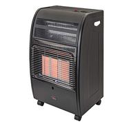 bimar K90 Stufa a Gas, Stufe Gpl per Interni, Non necessità di Tubo per Scarico Fumi, 3 Potenze di Riscaldamento infrarossi Interno, Bruciatore GPL, Parabola Smaltata Griglia Protezione