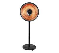 Bimar Sole Mio Interno Nero 1000 W Riscaldatore ambiente elettrico con