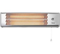 Bimar Stufa Infrarossi Halogen Heater Outdoor Silver e White 1500W HR312