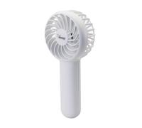 bimar VA50 Miniventilatore Portatile Ricaricabile con Cavo USB. Regolazione Intensità e Modalità dell’Aria. Mini Ventilatore da Tavolo 3 Velocità con Supporto di Appoggio