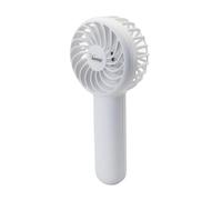 bimar VA50 Miniventilatore Portatile Ricaricabile con Cavo USB. Regolazione Intensità e Modalità dell’Aria. Mini Ventilatore da Tavolo 3 Velocità con Supporto di Appoggio