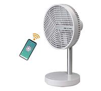 BIMAR VD200 Ventilatore da tavolo 20 cm, Ventilatore Smart con batteria ricaricabile, Ventilatore Wifi con App iOS e Android, Ventilatore wireless, controllo vocale