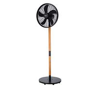 Ventilatore a piantana 40cm metallo e legno