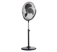 Bimar Ventilatore a piantana VPS58 – Ø45 cm, Motore 100W, Altezza regolabile fino 138 cm – Cromo/Nero