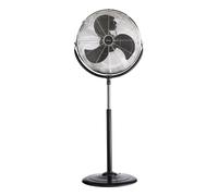 Bimar Ventilatore a piantana VPS58 – Ø45 cm, Motore 100W, Altezza regolabile fino 138 cm – Cromo/Nero