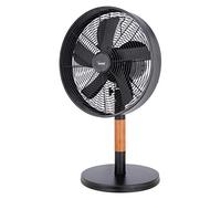bimar VTM310 Ventilatore da Tavolo in Legno e Metallo 35W, Elica Ø 30cm con 5 Pale in Alluminio, Pannello Comandi con Manopola, Ventilatore Silenzioso a 3 Velocità, Orientabile Dx Sx (Tavolo)