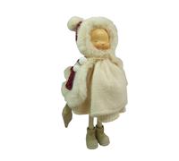 Bimba Cappotto Rosso Cm 46 Decorazioni Addobbi Natale