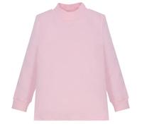 BIMBISSIMI 2 Pack Maglia Lupetto Bambini, Manica Lunga, Caldo Cotone Invernale, Resistente ai Lavaggi, Ideale per Scuola e attività Stagionali, Rosa, TG 3
