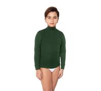 BIMBISSIMI Confezione 2 Pezzi Lupetto Bambino Bambina Manica Lunga Caldo Cotone.Disponibile in Un vasto Assortimento Colori. Assortimento Personalizzato (Verde, TG 6 - Anni 7/8 H 118/124)