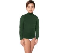 BIMBISSIMI Confezione 2 Pezzi Lupetto Bambino Bambina Manica Lunga Caldo Cotone.Disponibile in Un vasto Assortimento Colori. Assortimento Personalizzato (Verde, TG 3 - Anni 3/4 H 94/100)