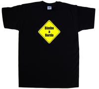 Bimbo a Bordo Maglietta Simpatica