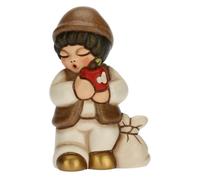 Bimbo con mela, personaggio del presepe classico Thun bianco