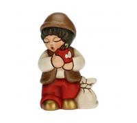 Bimbo con mela Thun Presepe Classico rosso S3235A82