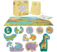 Bimbo Puzzle Boppi 10 IN 1 Imparare Motore Competenze Pedagogico