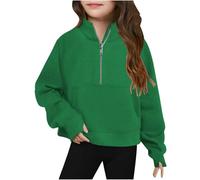 Bimbo Ragazze Giacca Felpe,Grafica Dolce Maglione Felpe Girocollo Felpa Sportivo Bambina Autunno e Inverno Sweatshirt con Cappuccio per Bambine Ragazza Abbigliamento 5-14 Anni