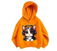 Bimbo Ragazze Giacca Felpe Super Morbida Graziosa Felpa Calda Cappotto Eleganti Bambini Top Sportivo Maglietta Tinta Unita Sweatshirt per Inverno Autunno Sportswear Moda Casual