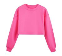 Bimbo Ragazzi Ragazze Giacca Felpe Basic Comfort Felpa con Cappuccio Maglione Stampa Abbigliamento Sportivo Bambini Autunno Winte Girocollo Top per Ragazza 3-14 Anni