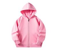 Bimbo Ragazzi Ragazze Giacca Felpe Felpa Autunnali e Invernali Crewneck Pullover Maglione Cotone con Cappuccio T-Shirt Girocollo Morbida per Bambini Full-Zip Jacket Giubbotto Personalizzate Bambina Re