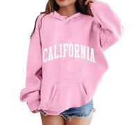 Bimbo Ragazzi Ragazze Giacca Felpe Ragazza Natale Pullover Tops Felpa con Cappuccio Maglione Tinta Unita Sweatshirt Calda Abbigliamento Sportivo Casual Sport T-Shirt Caldo Cotone per Tutti i Giorni