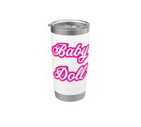 BimboCore Baddie - Bambola per bebè, carino, flirty GirlyCore Y2K Kawaii Bicchiere termico in acciaio inox doppia parete