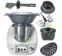 BIMBY TM5 VORWERK COMPLETO DI ACCESSORI NUOVI ORIGINALI + COPRILAME PELAPATATE [EEK: A+++]